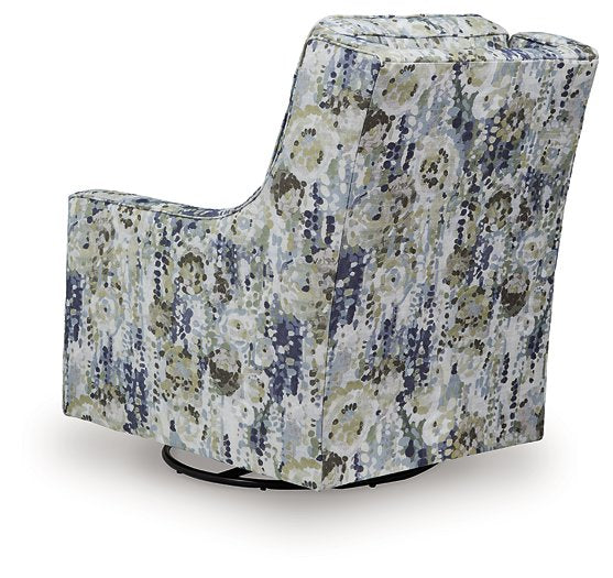 Dustinford Swivel Glider Accent Chair